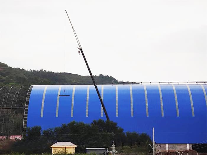 峨眉山煤棚网架工程