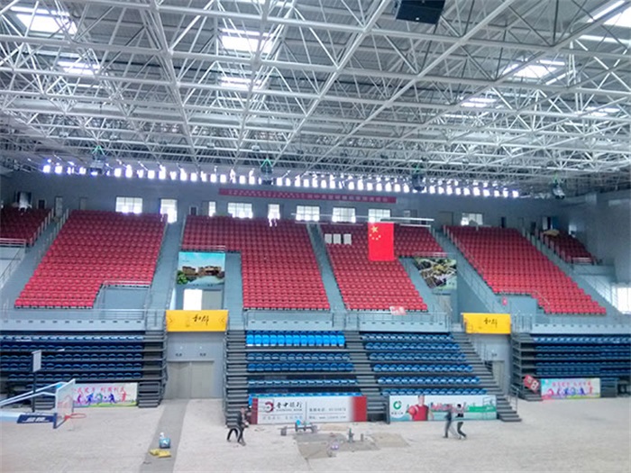 峨眉山电厂体育馆网架加工